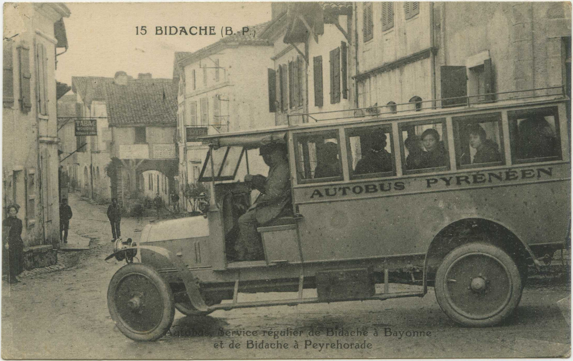 Bidache - Autobus, Service régulier de Bidache à Bayonne et de Bidache à Peyrehorade 