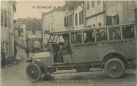 Carte postale ancienne - Bidache - Autobus, Service régulier de Bidache à Bayonne et de Bidache à Peyrehorade 